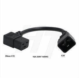 الحق زاوية كابل الطاقة IEC320 C19 إلى C20