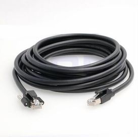 كابل إيثرنت مرن ذو لون أسود PVC RJ45